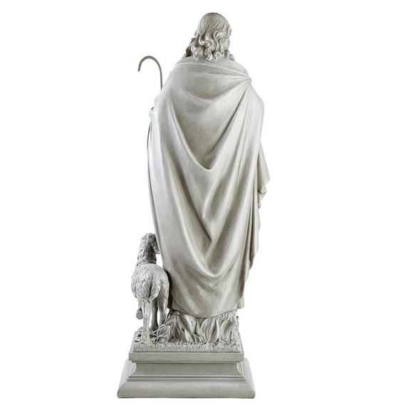 28" H Jesus, The Good Shepherd Garden Statue - Picture 2 of 2